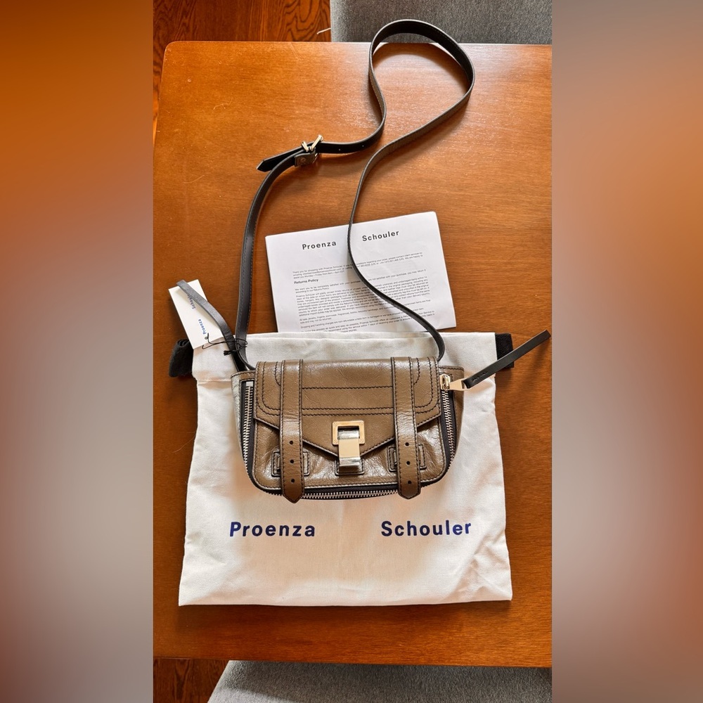 Proenza Schouler Brown Leather Crossbody Bag